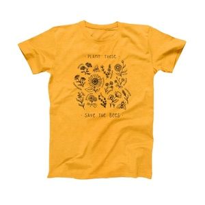 Plant these.save the bees tshirt